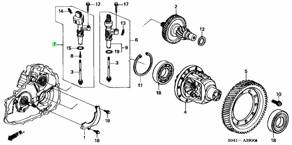 NEW Genuine Honda Vehicle Speed Sensor VSS Transmission OEM 78410-S04-9721
