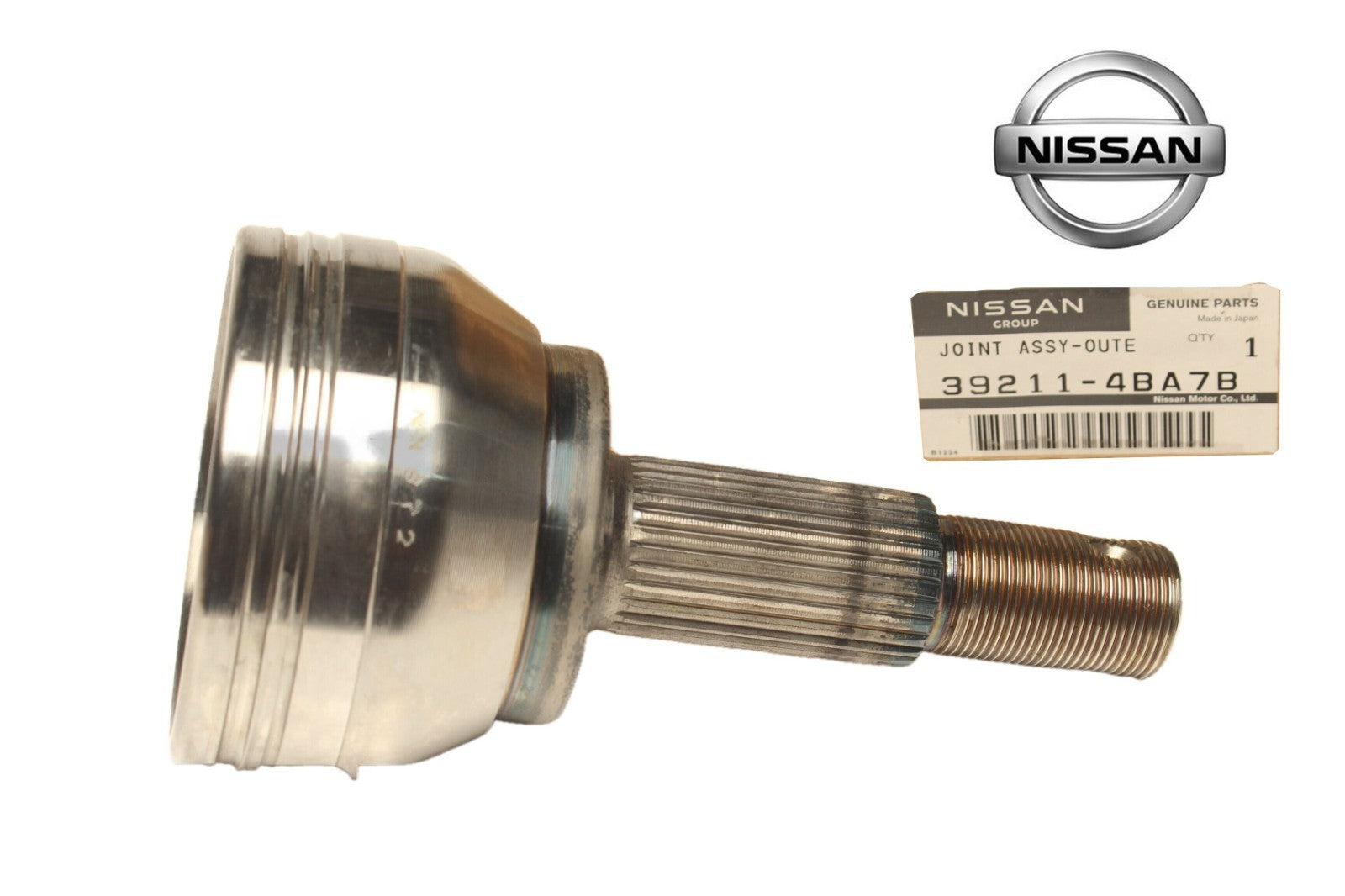 New Genuine Nissan Front Outer CV Joint Assembly 39211-4BA7B OEM0