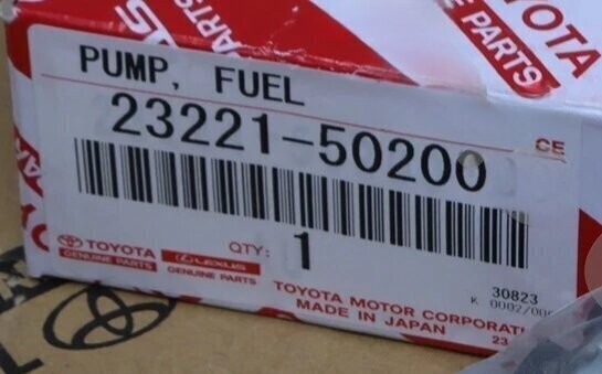 Genuine 2322150200 Toyota Pump Assy Fuel 23221-50200 OEM
