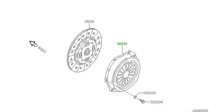 NEW Genuine Nissan Clutch Cover Assembly OEM 30210-2Y00A0