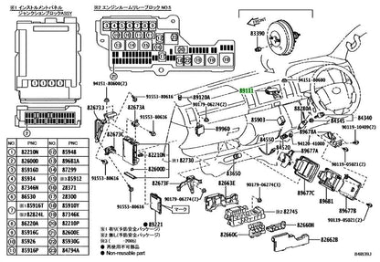 Genuine Toyota Hiace GDH201V Network Gateway Computer OEM 89100-260311