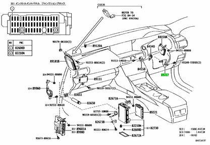 Genuine Toyota Lexus GS IS RC Tilt Telescopic Multiplex Computer 89227-530101