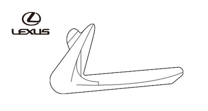 OEM MOULDING, REAR BUMPER EXTENSION, RH Genuine Toyota Lexus LX 600 52723-600600