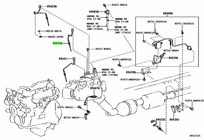 89425-71080 Toyota Sensor, exhaust gas temperature, no.2 8942571080, New Genuine1