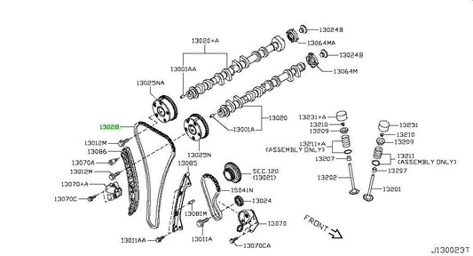 130281KC4A Nissan Genuine CHAIN CAM SHAFT 13028-1KC4A1