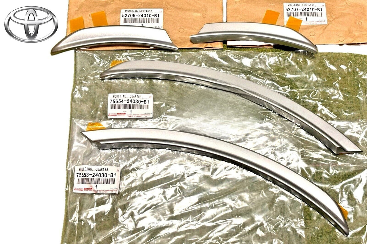 Lexus Genuine RC-F Rear Quarter Outside Fender Molding Left Right Silver 1J2 OEM