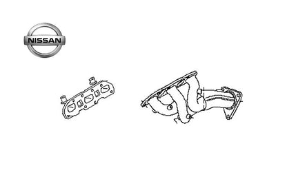 Nissan 350Z Infiniti G35 Exhaust Manifold LH RH Set 14002-JK21A JK21B OEM0