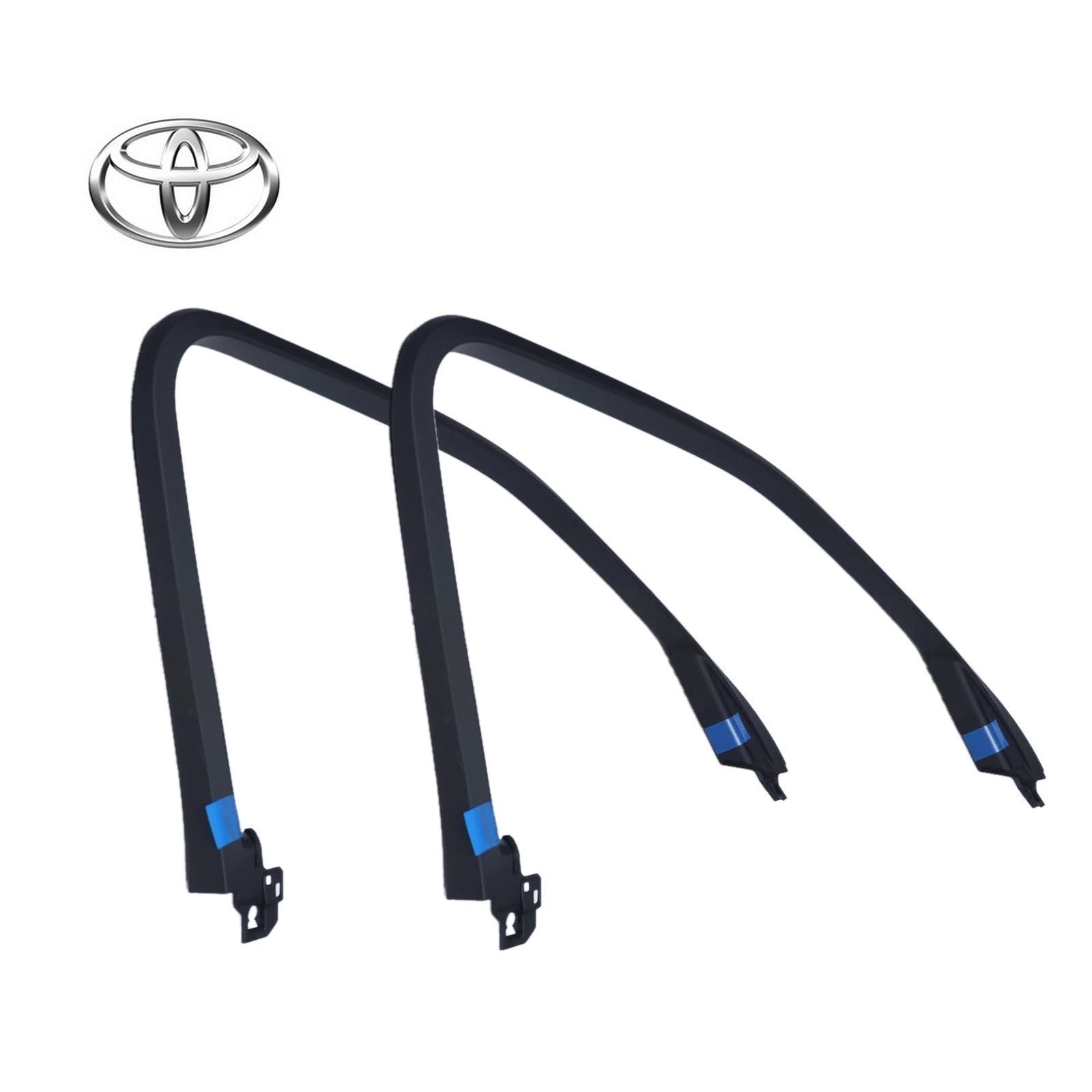 New Genuine Toyota Door Frame Garnish LH RH Pair 67663-60020 67664-600200