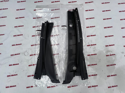 Mitsubishi Front Windshield Cowl Side Garnish LH RH Set MB893066 MB893069 OEM0