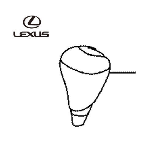Genuine Lexus LS460 LS460L LS600h Shift Knob 33504-50150-E1 OEM0