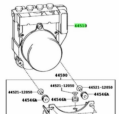 OEM Genuine TOYOTA Lexus RX270/350/450H BrakeActuatorAssy 44050-48495 44050484951