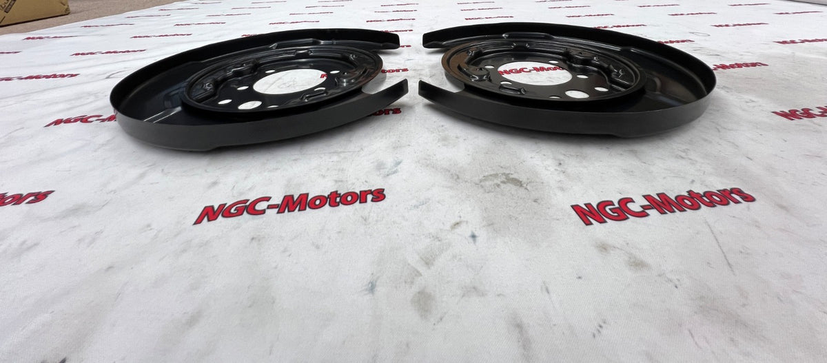 Genuine Nissan Rear Brake Backing Plate LH＆RH SET 44020-WL001 44030-WL001 NEW