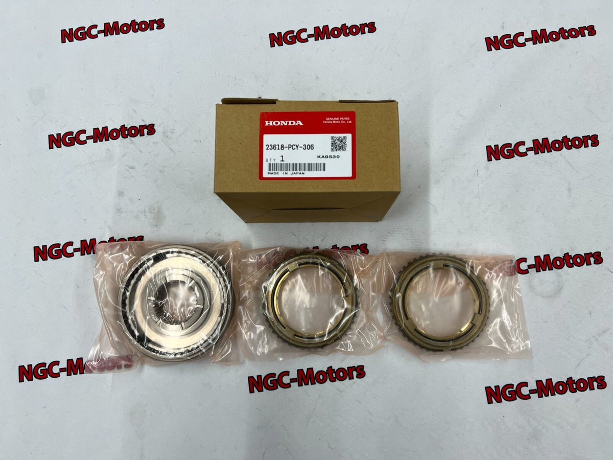HONDA SYNCHRONIZER(1-2) SLEEVE SET 23618-PCY-306 FOR HONDA S2000 AP1 GENUINE OEM