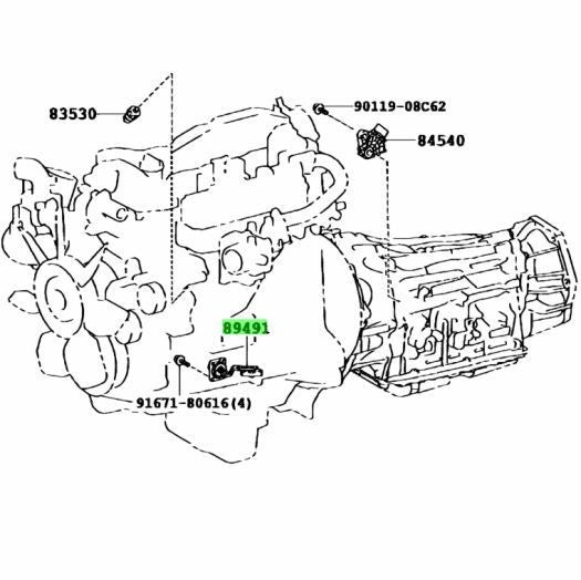 Genuine Toyota Land Cruiser Prado 150 Engine Oil Level Sensor 89491-601901