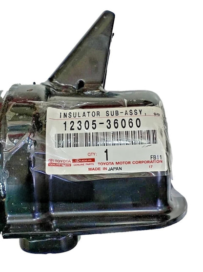 12305-36060-Genuine Toyota INSULATOR SUB-ASSY, ENGINE MOUNTING,1