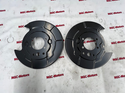 Genuine Nissan Rear Brake Backing Plate LH＆RH SET 44020-WL001 44030-WL001 NEW
