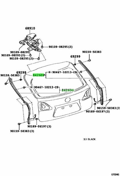 Lexus RX270 RX350 RX450h Power Back Door Sensors RH LH 84260-48030 84260-480400