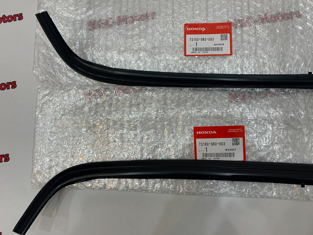 Honda Genuine Civic del Sol Molding Assembly RH+LH Front Windshield Side 1993-97