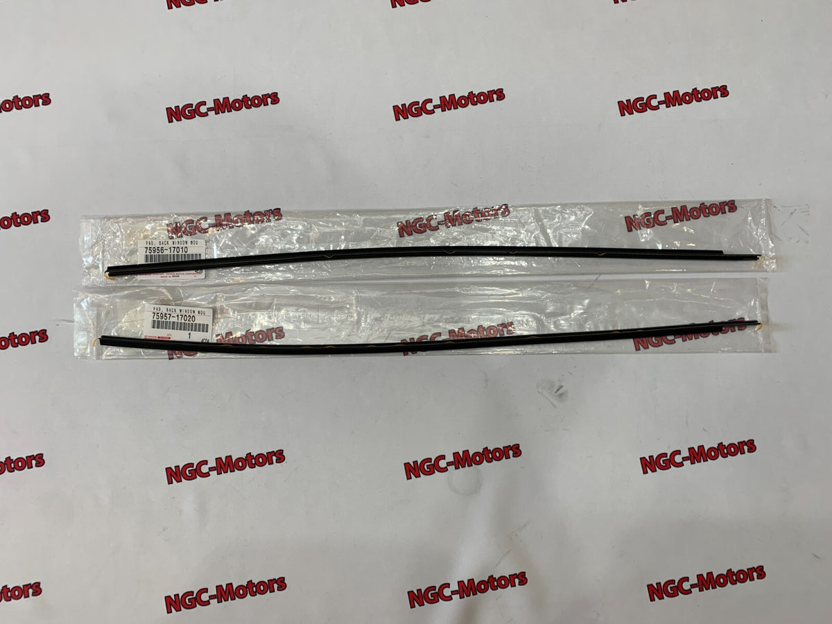 Toyota 75956-17010&75957-17020 MR2 SW20 Rear BACK WINDOW MOULDING No.2 & No.3