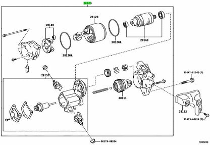 OEM STARTER ASSY Genuine Toyota HiAce Van 200 GDH206V 28100-111901