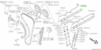 OEM TUBE ASSEMBLY, OIL Genuine Nissan 180SX S13 KRPS13 SR20DET 15108-53J031