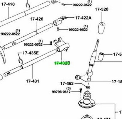 MAZDA RX-7 SPIRIT R MT5 FD3S END,SHIFT ROD(O/TOP&REV.) R513-17-4321