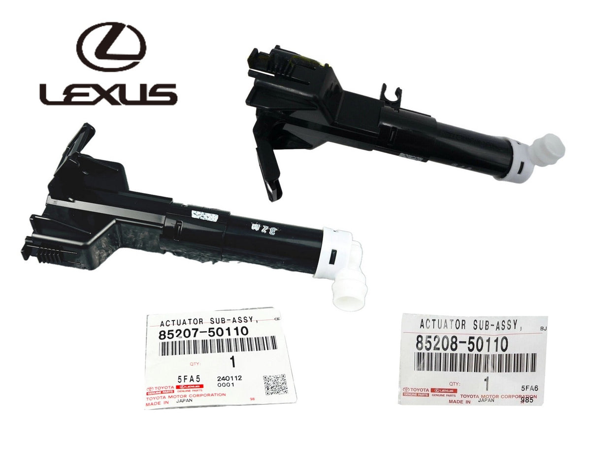 Genuine Lexus LS460 LS600H Headlamp Washer Actuator Set 85207-50110 85208-501100