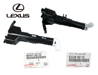 Genuine Lexus LS460 LS600H Headlamp Washer Actuator Set 85207-50110 85208-501100