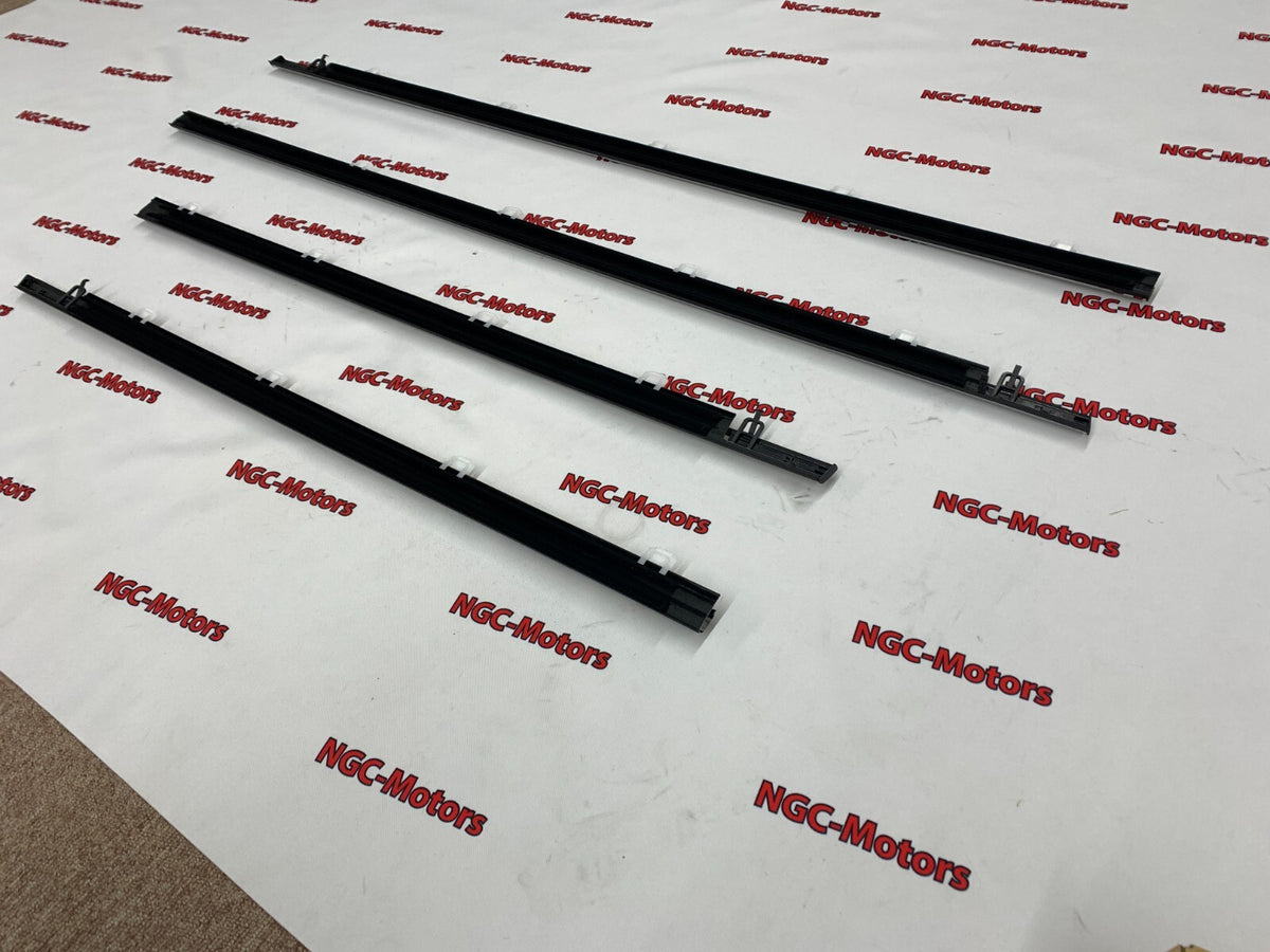 Honda ACURA genuine 4pcs Window Molding Weatherstrip Trim Chrome TSX Sedan 09-14