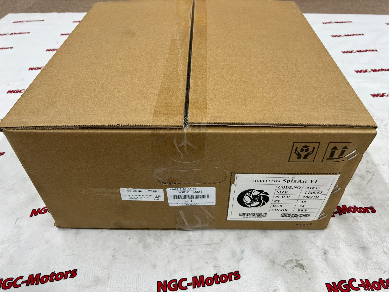 Genuine Toyota Yaris MODELLISTA SpinAir VI 14x5.5J +40 Wheel MSC13-00024 OEM1