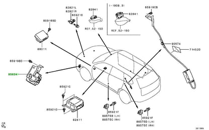 OEM Genuine Mitsubishi Outlander PHEV GG2W SPEAKER,ACOUSTIC VEHICLE ALERTING1