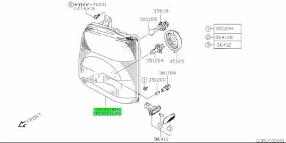 NEW Suzuki Carry Every DA63T Headlight LH RH Set OEM 35120-67H00 35320-67H001