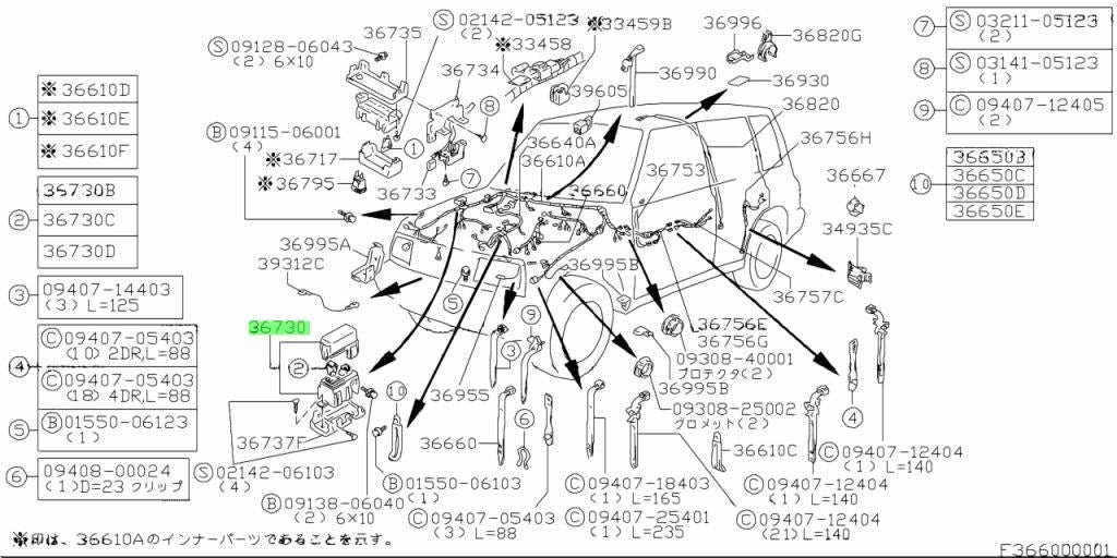 36730-60A20-000 Suzuki Box assy,main fuse 3673060A20000, New Genuine OEM Part0