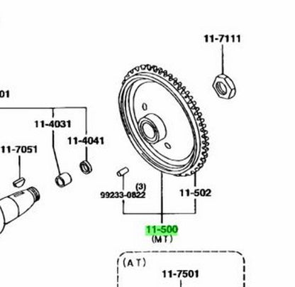 OEM Mazda RX-7 FD3S 13B-REW MT Flywheel N3A1-11-500 Genuine1