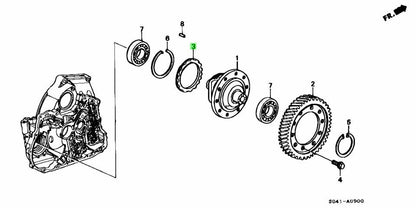 OEM Honda Acura Integra DB7 DB8 AT Speedometer Drive Gear 41312-PA9-0201