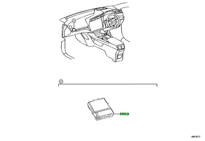 OEM TOYOTA Lexus RZ300E/450E EV ControlComputer ECUModule 89981-46170 89981461701