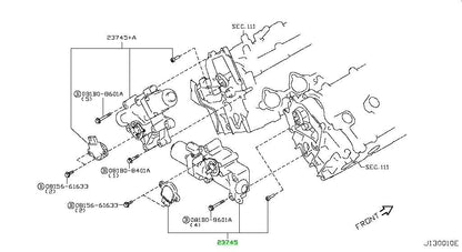 Genuine OEM Nissan 23745-EY02A VVEL Actuator Assembly Variable Valve Lift Motor