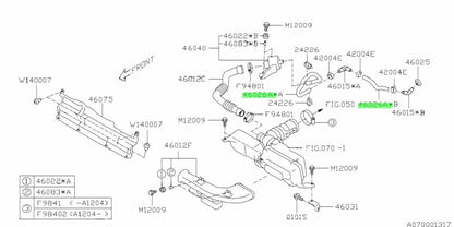 NEW Genuine Subaru Chamber Hose OEM 46026-CA0001