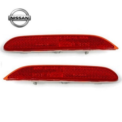New Genuine Nissan Rear Reflex Reflector LH RH Pair 26565-JJ90A 26560-JJ90A OEM0