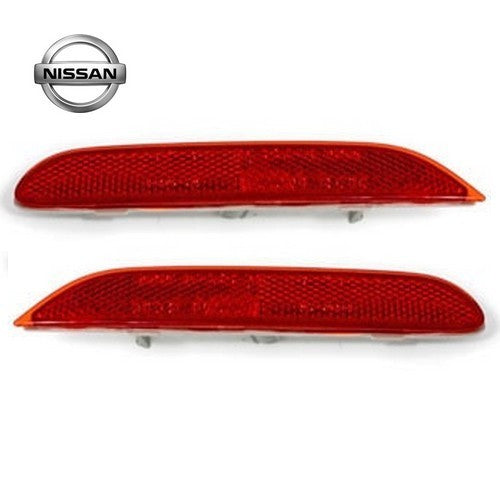 New Genuine Nissan Rear Reflex Reflector LH RH Pair 26565-JJ90A 26560-JJ90A OEM0