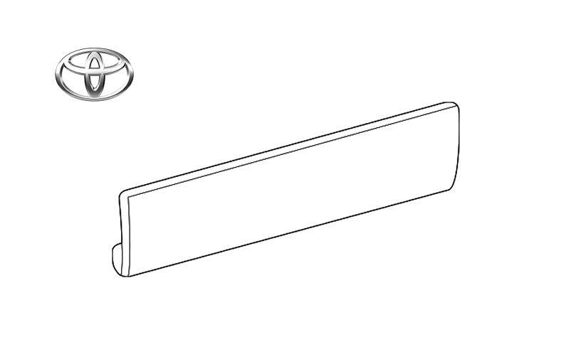 Genuine Toyota 4Runner Front Door Outside Molding LH Silver 75732-35130-B00