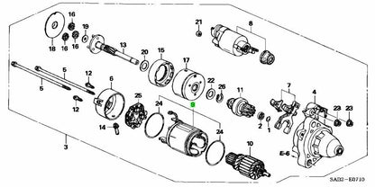 OEM HONDA Starter Motor CR-V 2.4L K24 31205-RTA-003