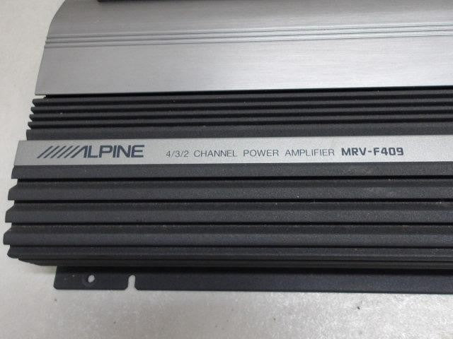 ALPINE MRV-F409 4-channel low distortion power amplifier1