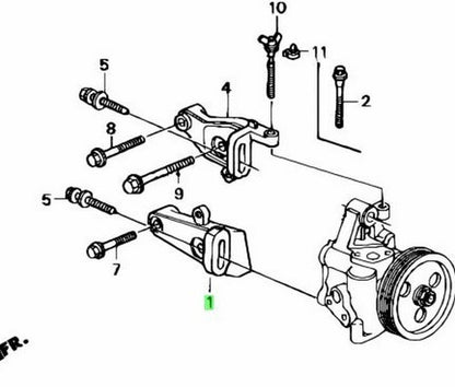 OEM Honda Acura Integra Power Steering Pump Lower Bracket 56994-P54-0001