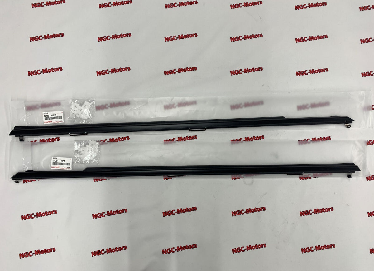 TOYOTA GENUINE MR2 SW20 SW21 Outer Door Moulding Weather Strip L&R OEM Japan New