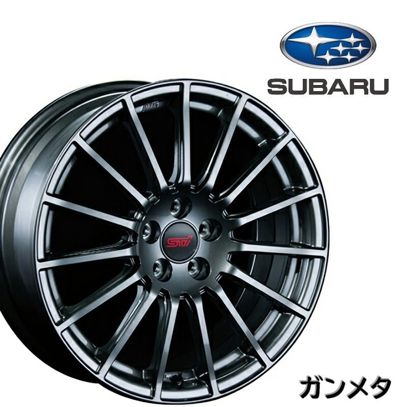 STI WHEEL 18x7.5J 48 5-100 GUNMETAL For SUBARU BRZ ZD8 ST28100MF260
