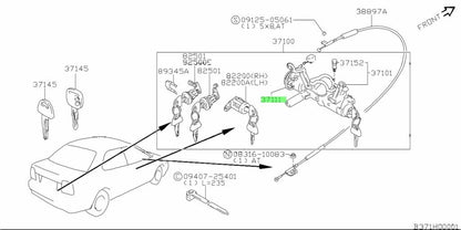 37111-60G00-000 Suzuki Switch assy 3711160G00000, New Genuine OEM Part