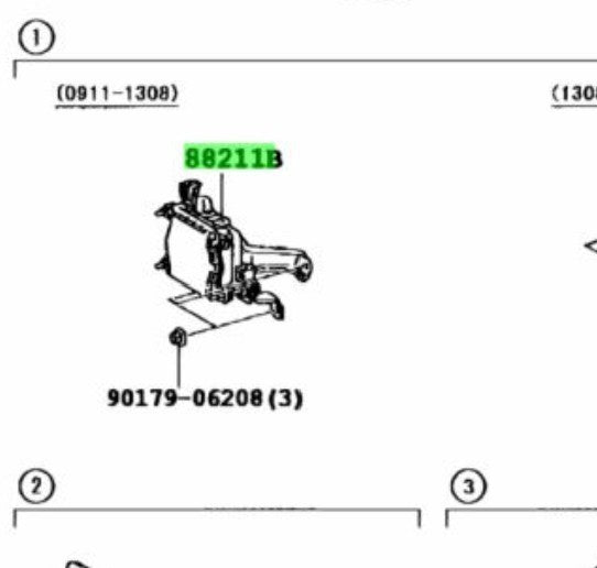 TOYOTA Sai Lexus HS250H Front Millimeter Wave RadarSensor 88210-75040 88210750402