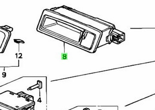 OEM Honda Integra DC2 DB8 Digital Clock 39700-ST7-003 Genuine1
