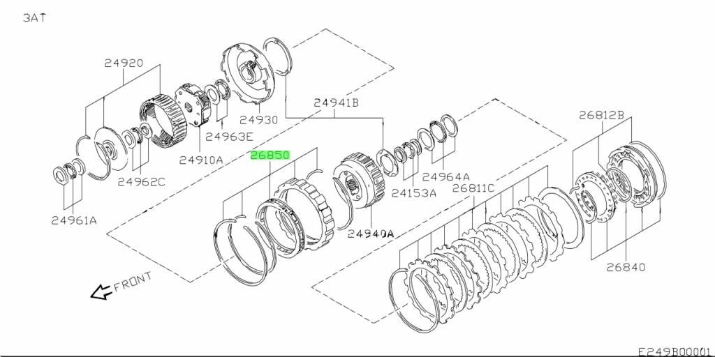 26850-83CT0-000 Suzuki Clutch set,one way 2685083CT0000, New Genuine OEM Part0